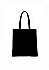 This robustness black tote bag is made in cotton
